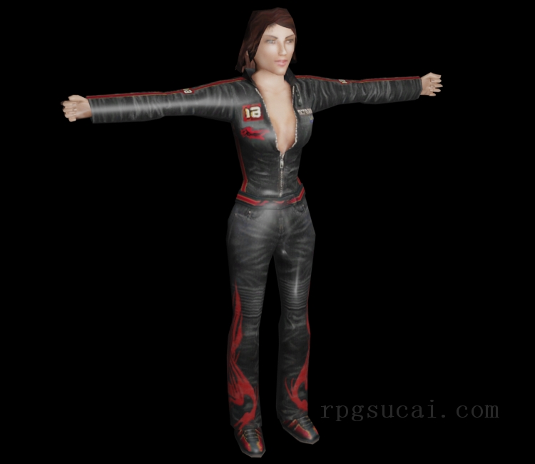 3D模型-女3D模型-3D模型(3017)Flatout 2 - Katie Jackson