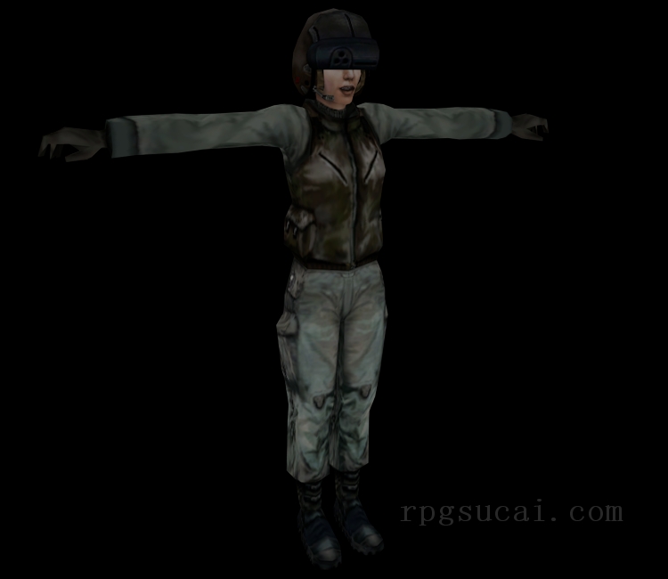 3D模型-女3D模型-3D模型(3532)Halo: Combat Evolved - Marine Pilot
