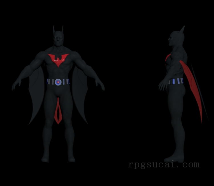 3D模型-男3D模型-3D模型(921)Batman: Arkham City - Batman (Beyond)