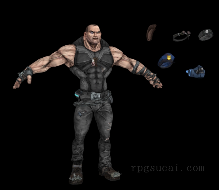 3D模型-男3D模型-3D模型(1089)Borderlands: Game of the Year Enhanced - Brick