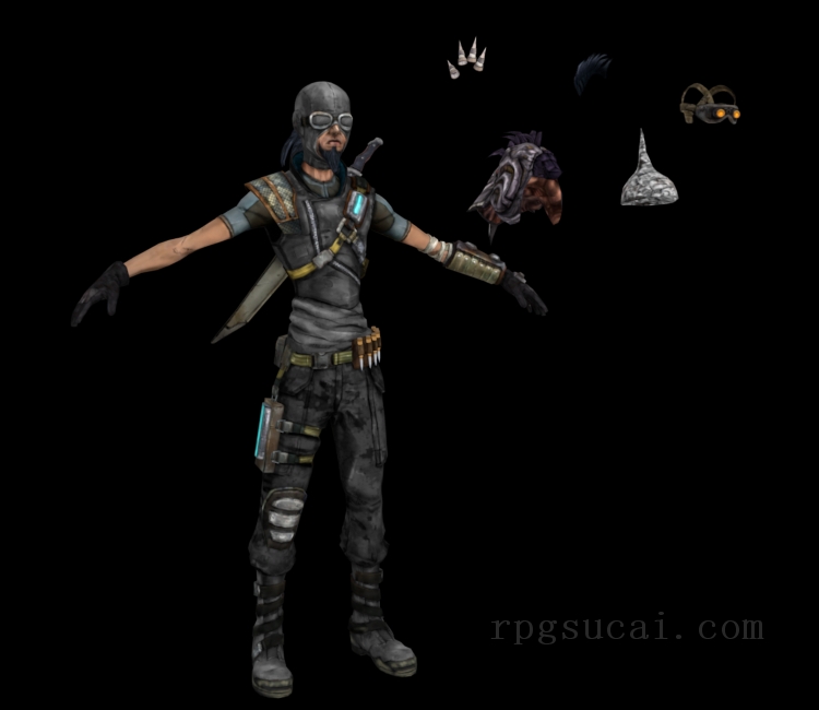 3D模型-男3D模型-3D模型(1091)Borderlands: Game of the Year Enhanced - Mordecai