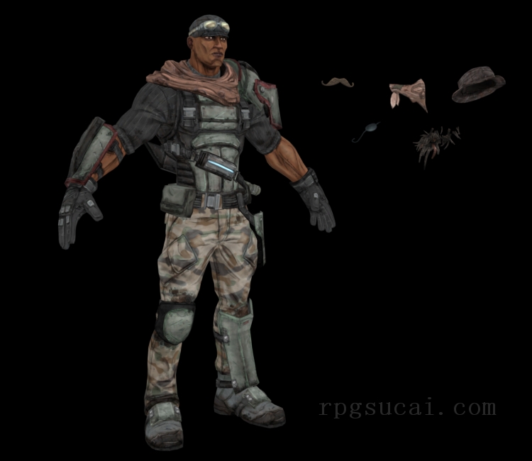 3D模型-男3D模型-3D模型(1092)Borderlands: Game of the Year Enhanced - Roland