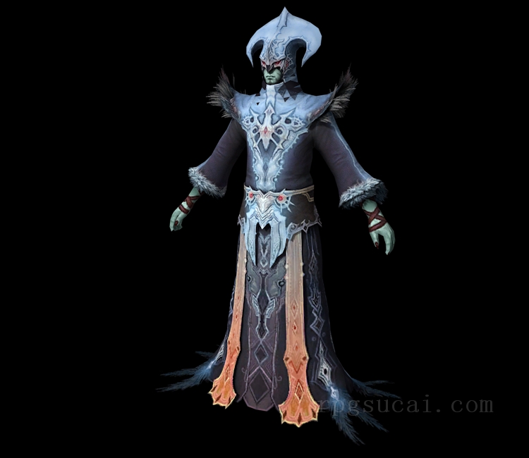 3D模型-男3D模型-3D模型(1209)Aion - Soul Healer (Asmodian, Male)
