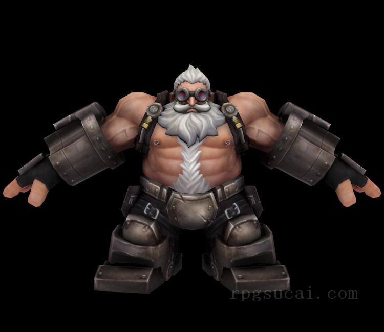 3D模型-男3D模型-3D模型(1360)Archeblade - Dic the Megaton (Men's Heat)