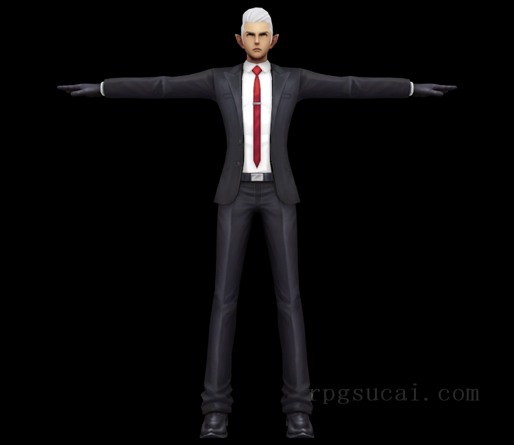 3D模型-男3D模型-3D模型(1367)Archeblade - Hyde Cyndas (Hitman's Apparel)