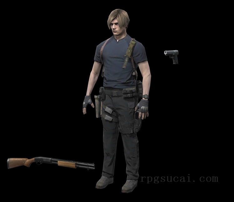 3D模型-男3D模型-3D模型(1491)Mobile - State of Survival: Zombie War - Leon S. Kennedy (In-Game)