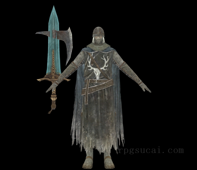 3D模型-男3D模型-3D模型(1728)Dark Souls II - Creighton the Wanderer