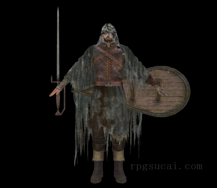 3D模型-男3D模型-3D模型(1730)Dark Souls II - Felkin the Outcast