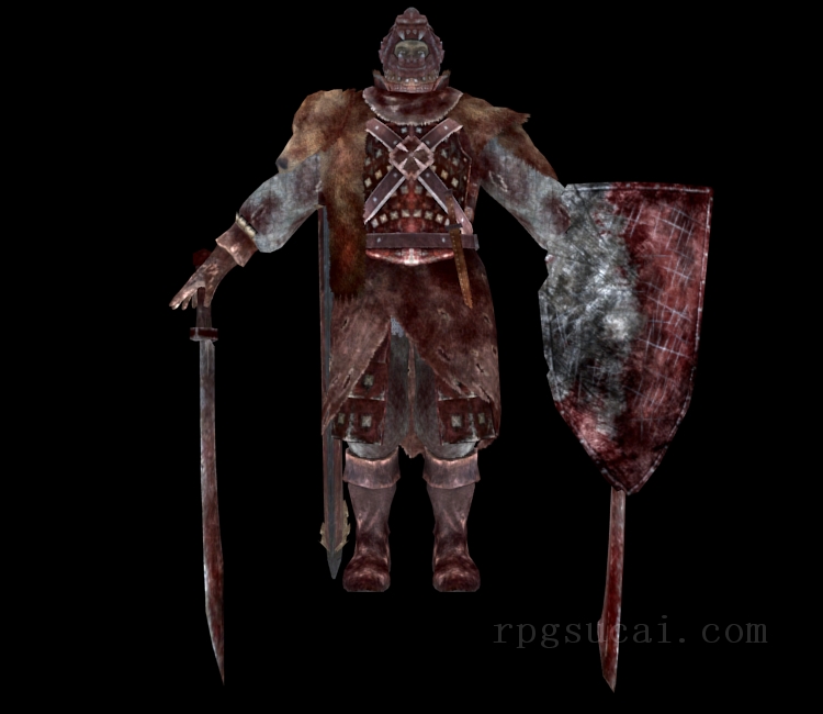 3D模型-男3D模型-3D模型(1733)Dark Souls II - Head of Vengarl (Phantom)
