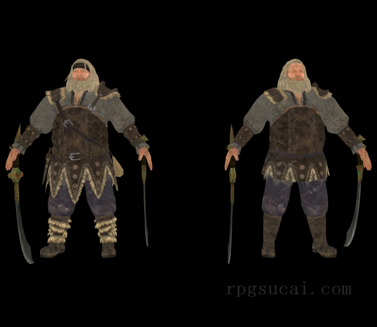 3D模型-男3D模型-3D模型(1735)Dark Souls II - Laddersmith Gilligan