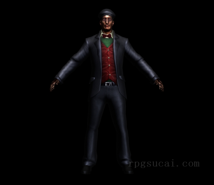 3D模型-男3D模型-3D模型(2032)Dark Years - The Journalist