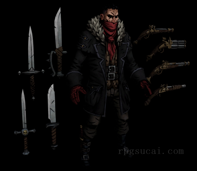 3D模型-男3D模型-3D模型(2033)Darkest Dungeon 2 - Highwayman