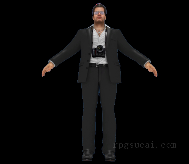 3D模型-男3D模型-3D模型(2042)Dead Rising 2: Off the Record - Frank West (Default)