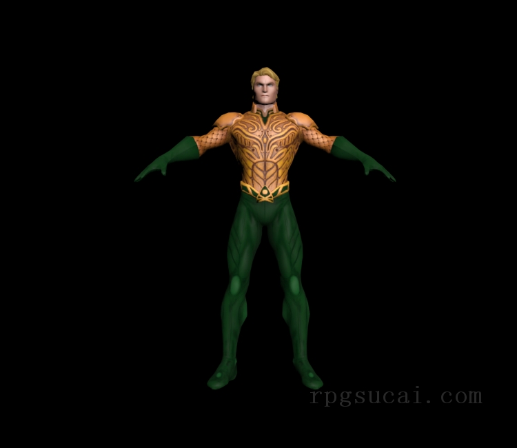 3D模型-男3D模型-3D模型(2047)DC Universe Online - Aquaman