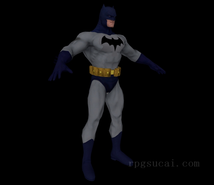 3D模型-男3D模型-3D模型(2049)DC Universe Online - Batman (High Poly)