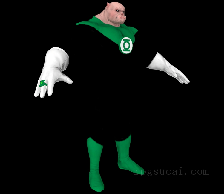 3D模型-男3D模型-3D模型(2062)DC Universe Online - Kilowog