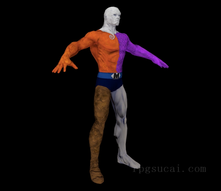3D模型-男3D模型-3D模型(2065)DC Universe Online - Metamorpho