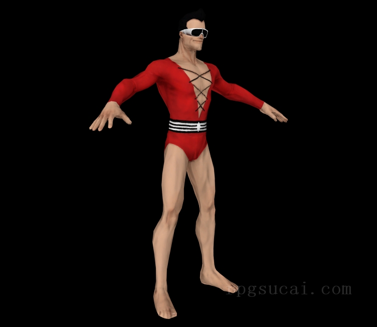 3D模型-男3D模型-3D模型(2067)DC Universe Online - Plastic Man