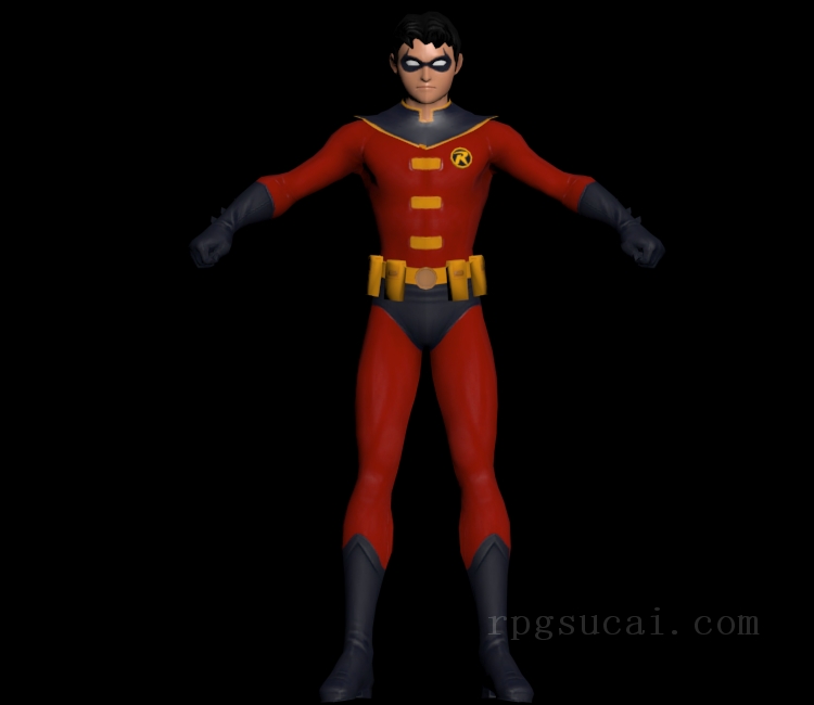 3D模型-男3D模型-3D模型(2070)DC Universe Online - Robin (Tim Drake)