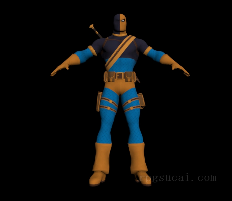 3D模型-男3D模型-3D模型(2075)DC Universe Online - Deathstroke