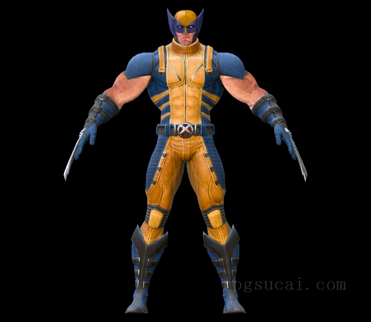 3D模型-男3D模型-3D模型(2119)Deadpool - Wolverine