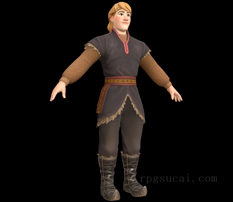 3D模型-男3D模型-3D模型(2131)Disney Dreamlight Valley - Kristoff