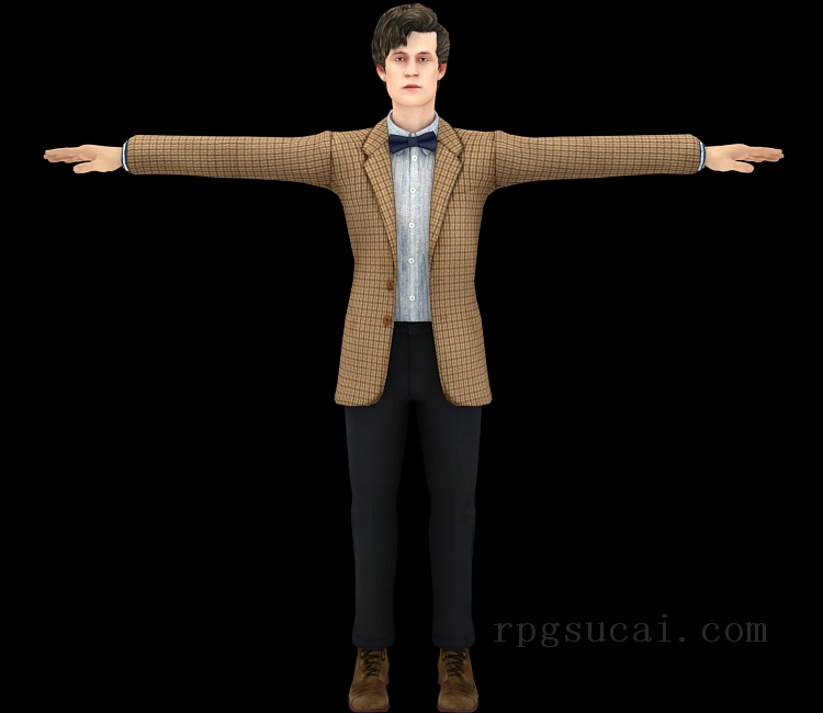 3D模型-男3D模型-3D模型(2219)Doctor Who: The Adventure Games - The Doctor