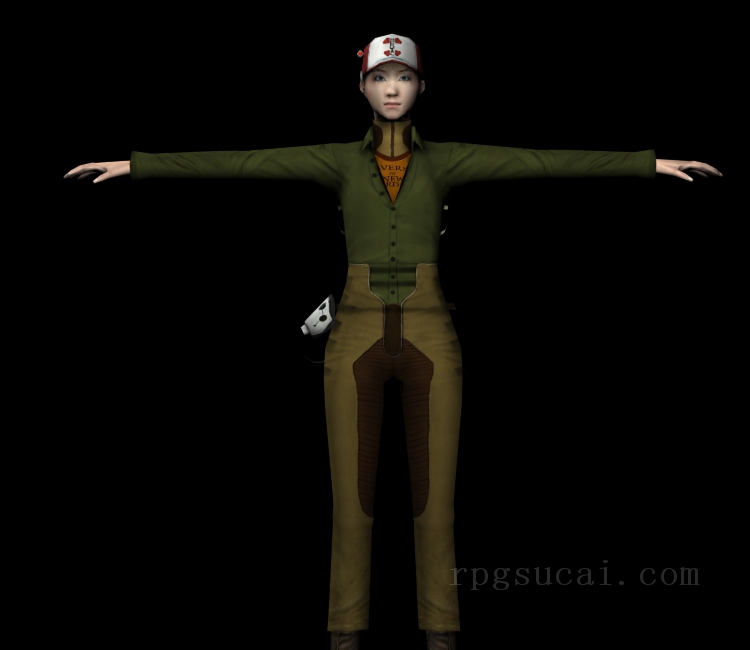 3D模型-男3D模型-3D模型(2251)Doctor Who: The Adventure Games - Dana Tanaka