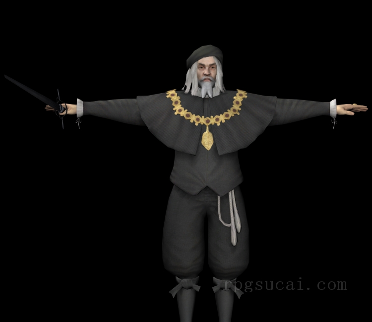 3D模型-男3D模型-3D模型(2256)Doctor Who: The Adventure Games - Black Rod