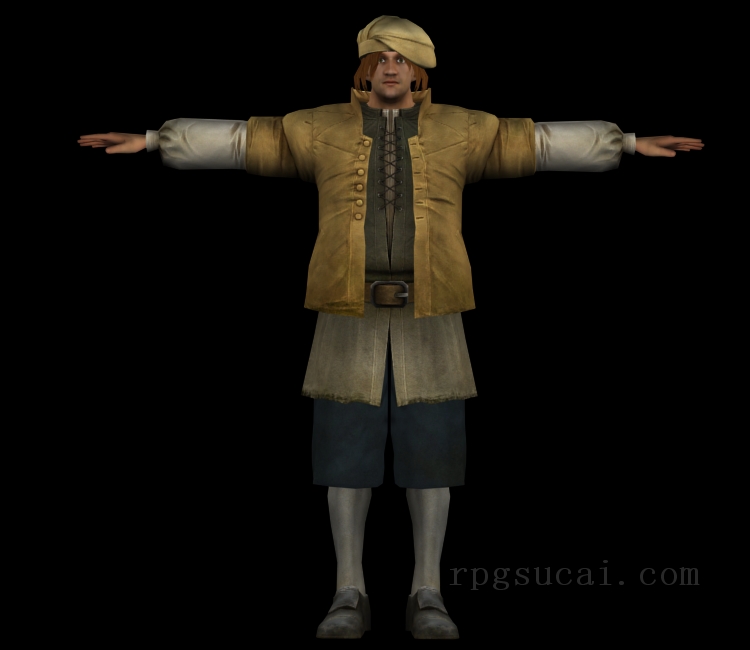 3D模型-男3D模型-3D模型(2265)Doctor Who: The Adventure Games - Londoner Males