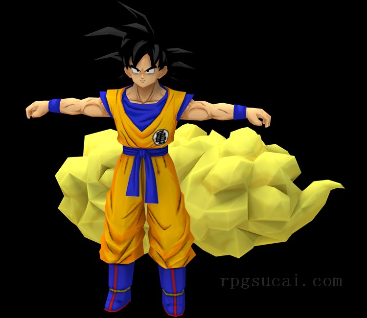 3D模型-男3D模型-3D模型(2286)Dragon Ball Online - Goku