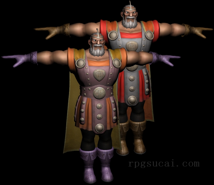 3D模型-男3D模型-3D模型(2295)Dragon Quest Heroes - Doric