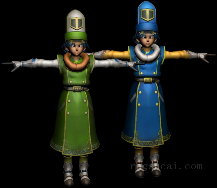 3D模型-男3D模型-3D模型(2298)Dragon Quest Heroes - Kiryl