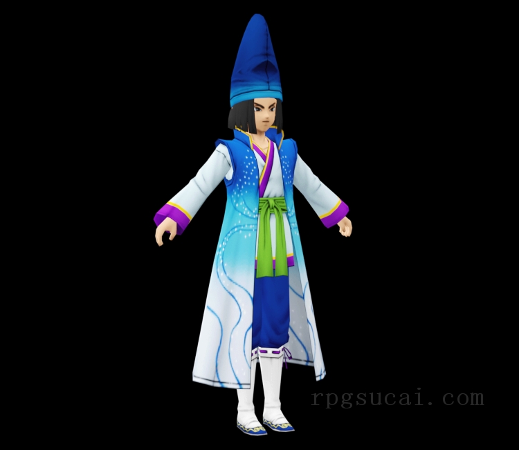 3D模型-男3D模型-3D模型(2362)Dragon Quest X - Hikoboshi