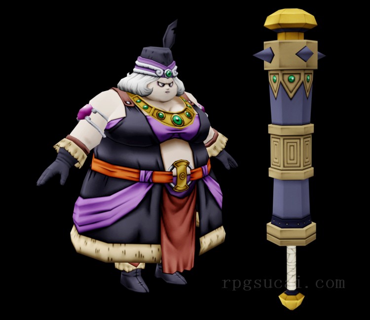 3D模型-男3D模型-3D模型(2379)Dragon Quest X - Marine