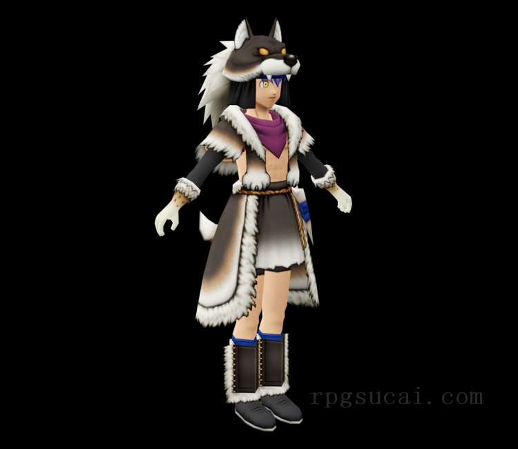 3D模型-男3D模型-3D模型(2400)Dragon Quest X - Taro