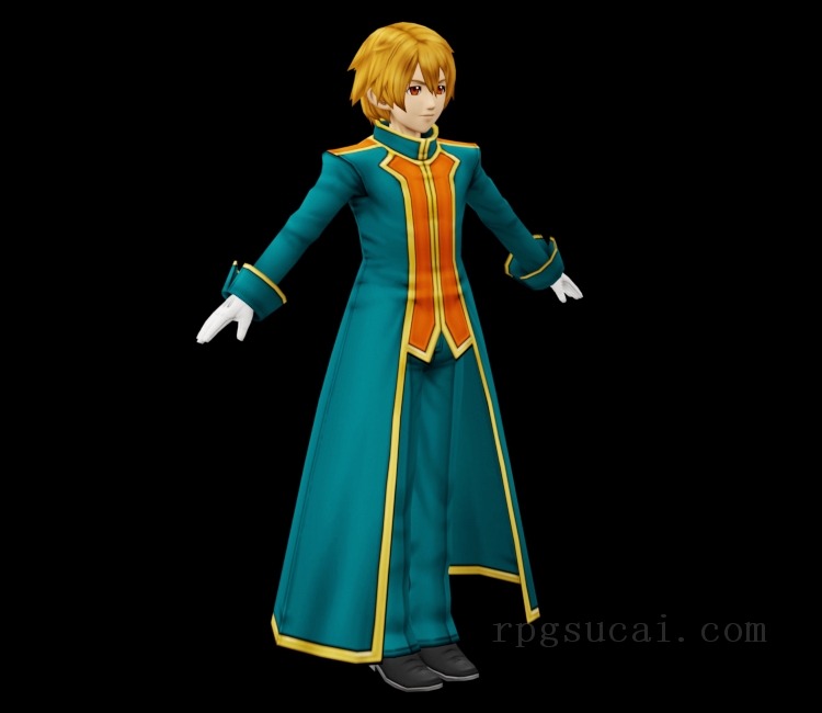 3D模型-男3D模型-3D模型(2402)Dragon Quest X - Tatsui
