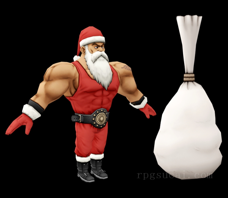 3D模型-男3D模型-3D模型(2424)Dragon Quest X - Sterling (Christmas)