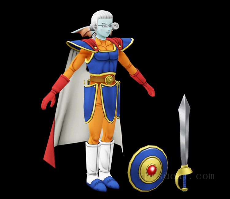 3D模型-男3D模型-3D模型(2425)Dragon Quest X - Sugi-yan (Dragon Quest I)