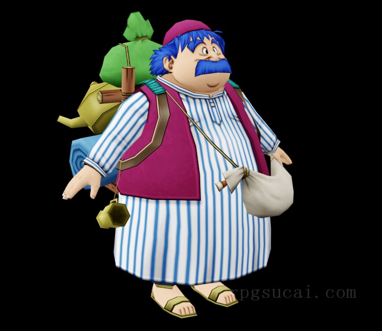 3D模型-男3D模型-3D模型(2428)Dragon Quest X - Torneko
