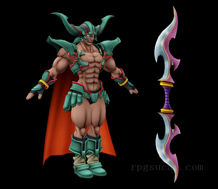 3D模型-男3D模型-3D模型(2481)Dragon Quest X - Nokturnus