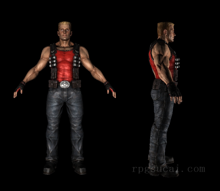 3D模型-男3D模型-3D模型(2551)Duke Nukem Forever - Duke Nukem
