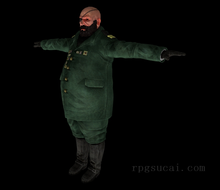 3D模型-男3D模型-3D模型(2586)Duty Calls: The Calm Before the Storm - Leader of Bad Guys