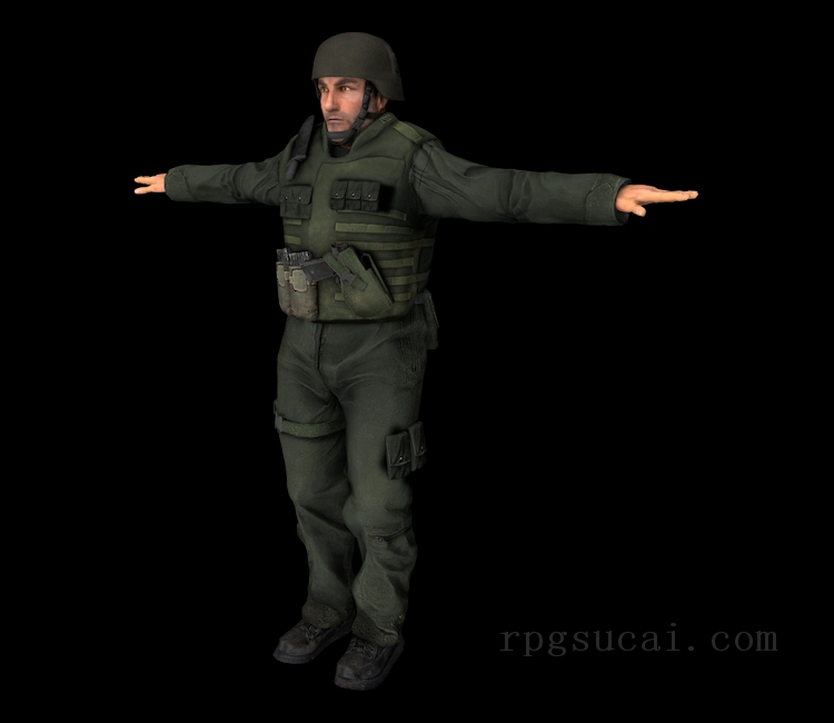 3D模型-男3D模型-3D模型(2588)Duty Calls: The Calm Before the Storm - Other Bad Guy Enemy