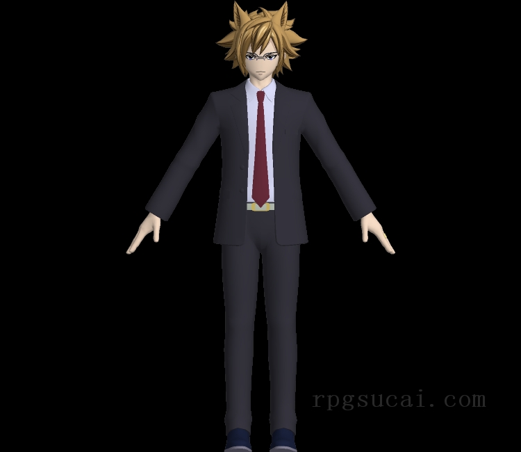 3D模型-男3D模型-3D模型(2684)Fairy Tail - Leo