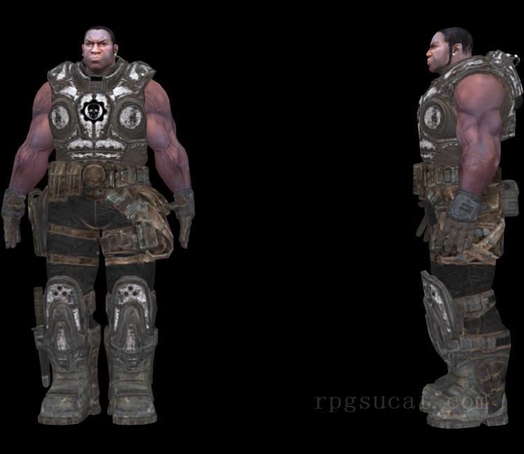 3D模型-男3D模型-3D模型(3100)Gears of War - Augustus Cole