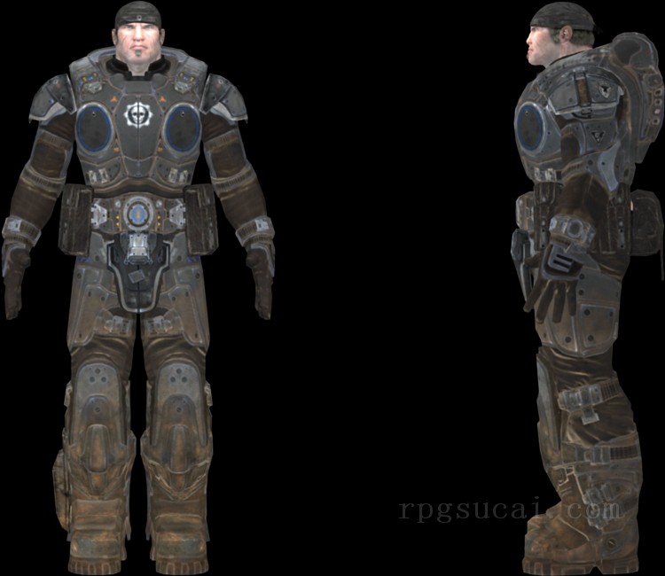 3D模型-男3D模型-3D模型(3103)Gears of War - Marcus Fenix