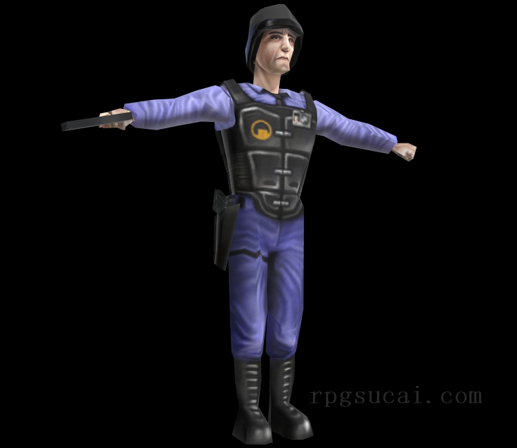 3D模型-男3D模型-3D模型(3408)Half-Life - Barney