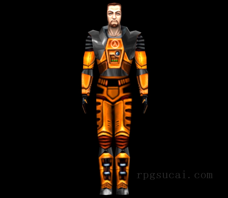 3D模型-男3D模型-3D模型(3414)Half-Life - Gordon Freeman