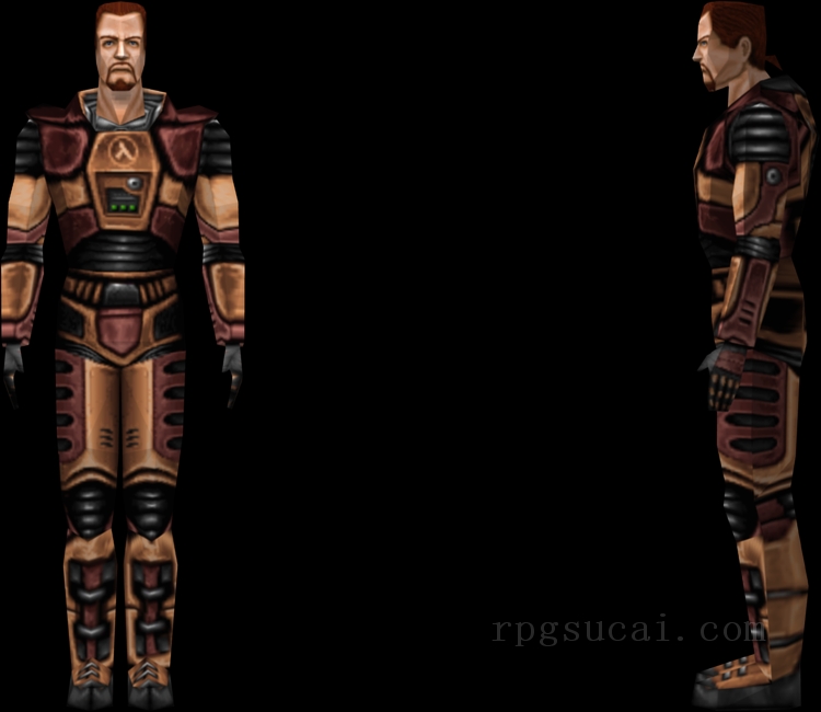 3D模型-男3D模型-3D模型(3415)Half-Life - Gordon Freeman (Multiplayer)